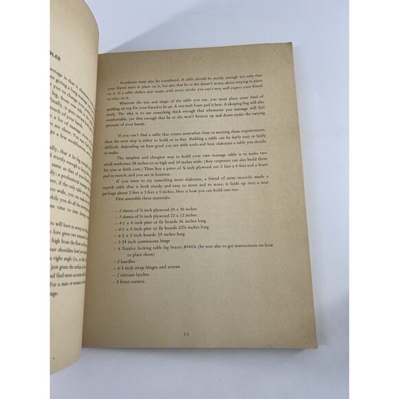 The Massage Book by George Downing SOFTCOVER Random House (1972) Vintage - Picture 6 of 6